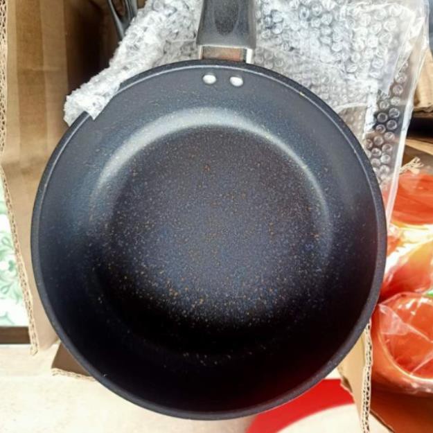 Chảo đá mini 18cm, đun được bếp từ và bếp ga dụng cụ nhà bếp
