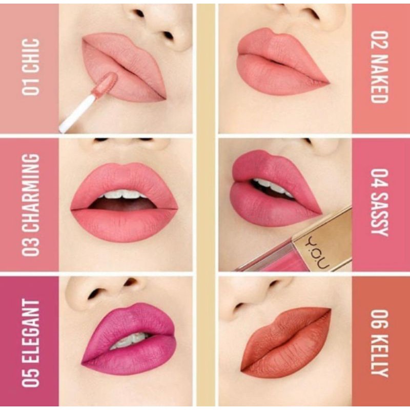 (Hàng Mới Về) Son Kem Lì Trang Điểm Lâu Trôi Cao Cấp Y.O.U | BigBuy360 - bigbuy360.vn