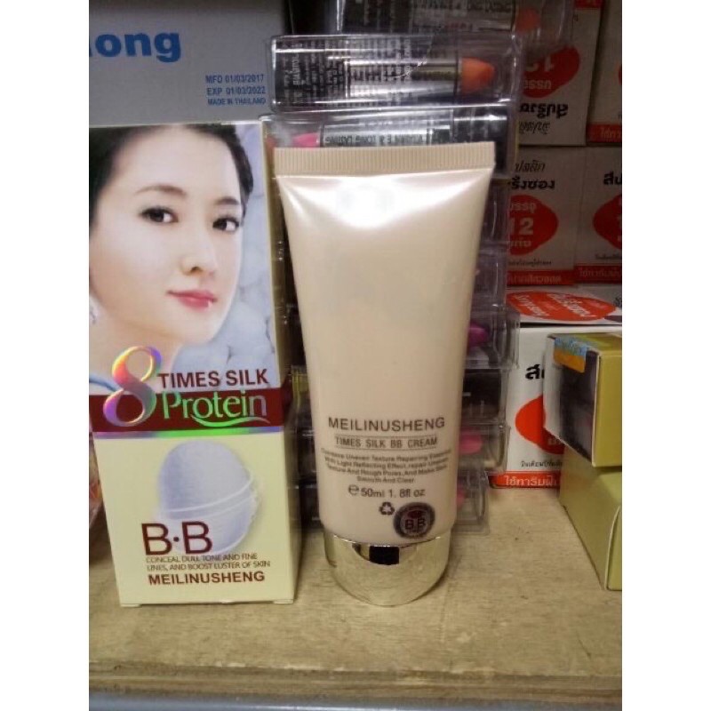 Kem nền  da tơ tằm BB Cream MEILUSHENG  [ Bé súp] | BigBuy360 - bigbuy360.vn