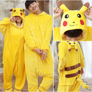 Đồ Ngủ Liền Cosplay Động Vật Pikachu