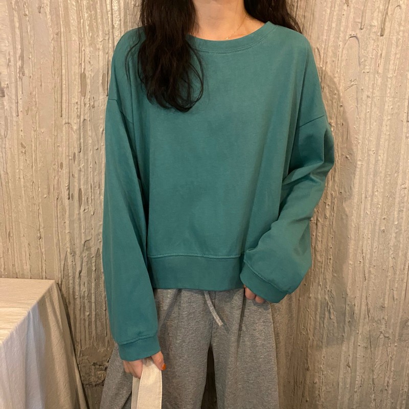 Áo Thun Dáng Rộng Dài Tay Thời Trang Dạo Phố Cá Tính 39258