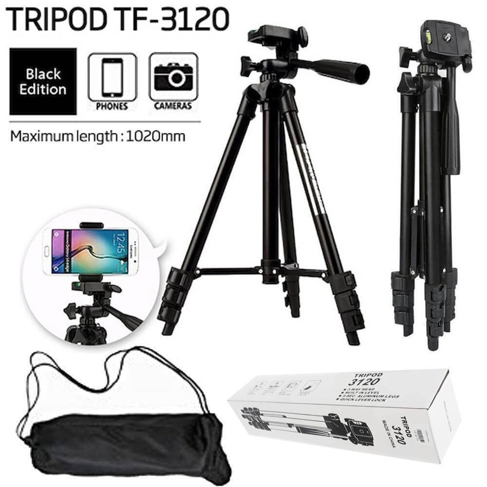 Gậy tripod 3 chân 3120 - Gậy LIVESTREAM cực Hot 2020 | BigBuy360 - bigbuy360.vn