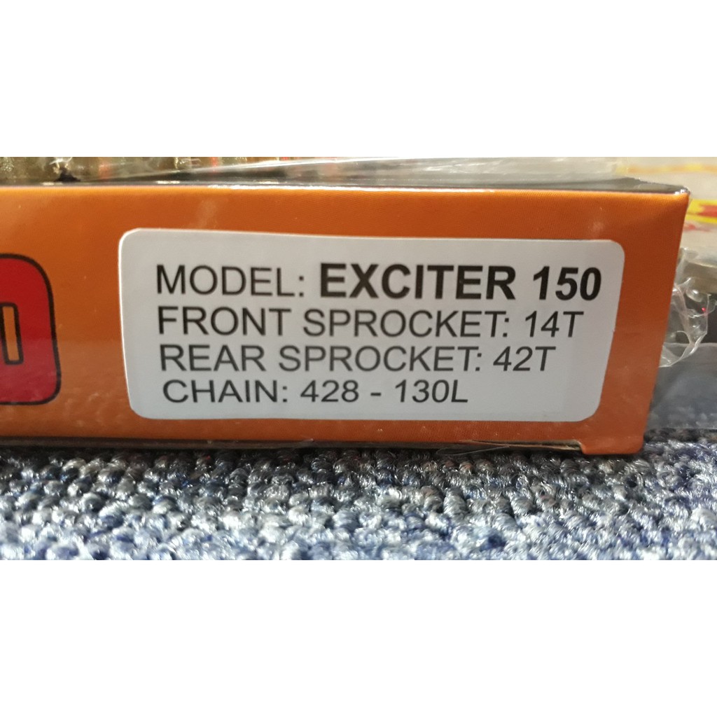 Nhông sên dĩa Exciter 150 DID