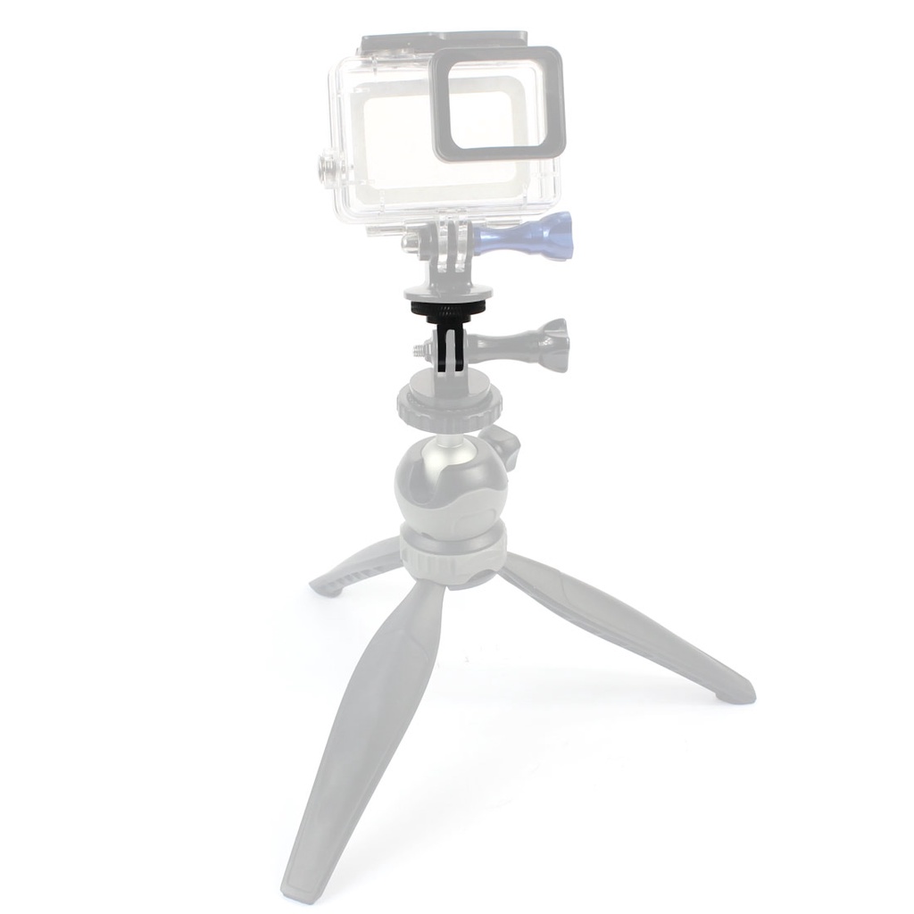 Phụ Kiện Đầu Nối Giá Đỡ Ba Chân Mini Bằng Nhôm CNC 1/4 Cho GoPro Hero 10 9 8/7/6/5 Sony insta360 one x2
