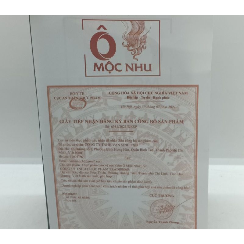 Ô MỘC NHU⚡Cam Kết Chính Hãng ⚡Giúp tóc đen mượt chắc khỏe,giảm tình trạng tóc khô,xơ,rụng, nguy cơ tóc bạc sớm 20 viên