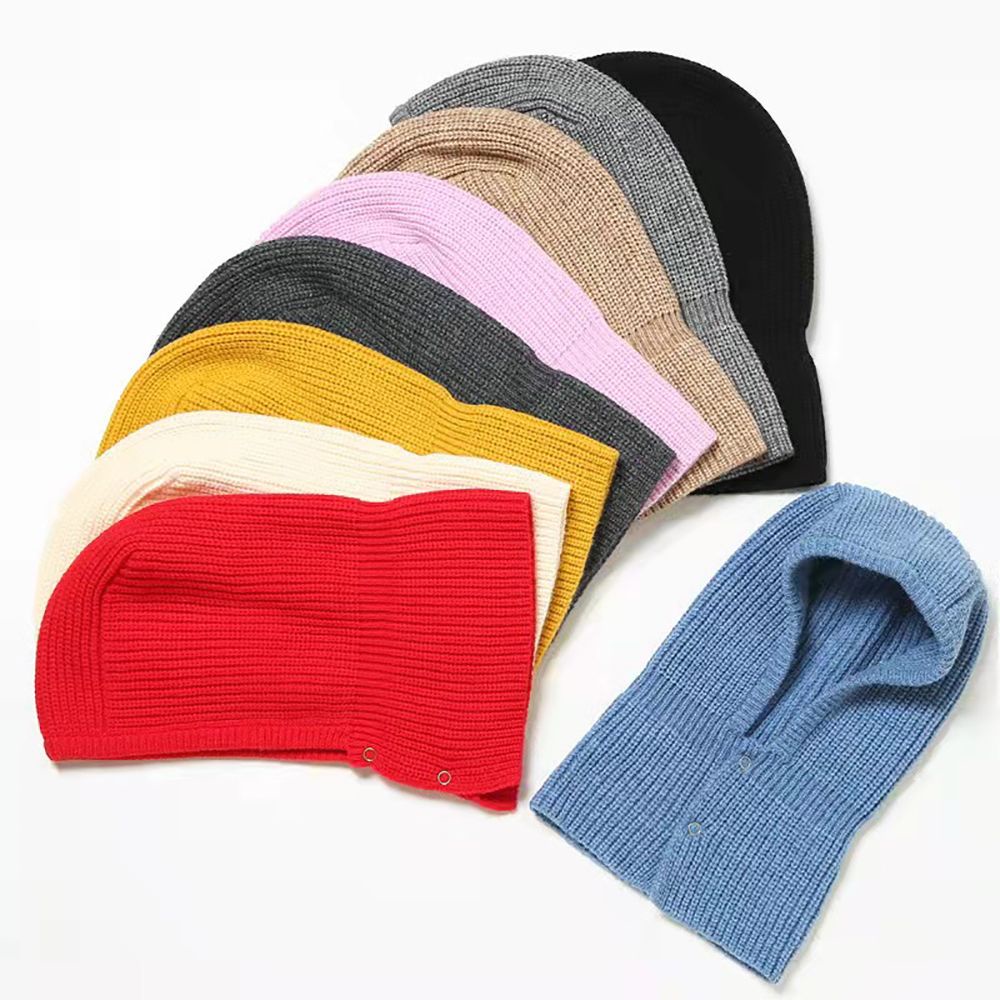 Mũ beanie đan len chống gió nhiều màu sắc thời trang mùa đông dễ thương cho nữ