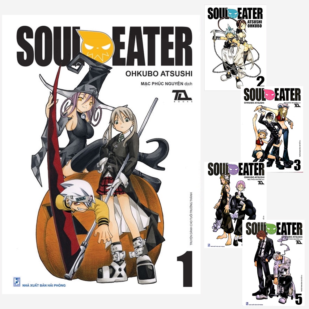 Truyện Soul Eater Trọn Bộ 2-15 thiếu tập 1 (Có Bán Lẻ)