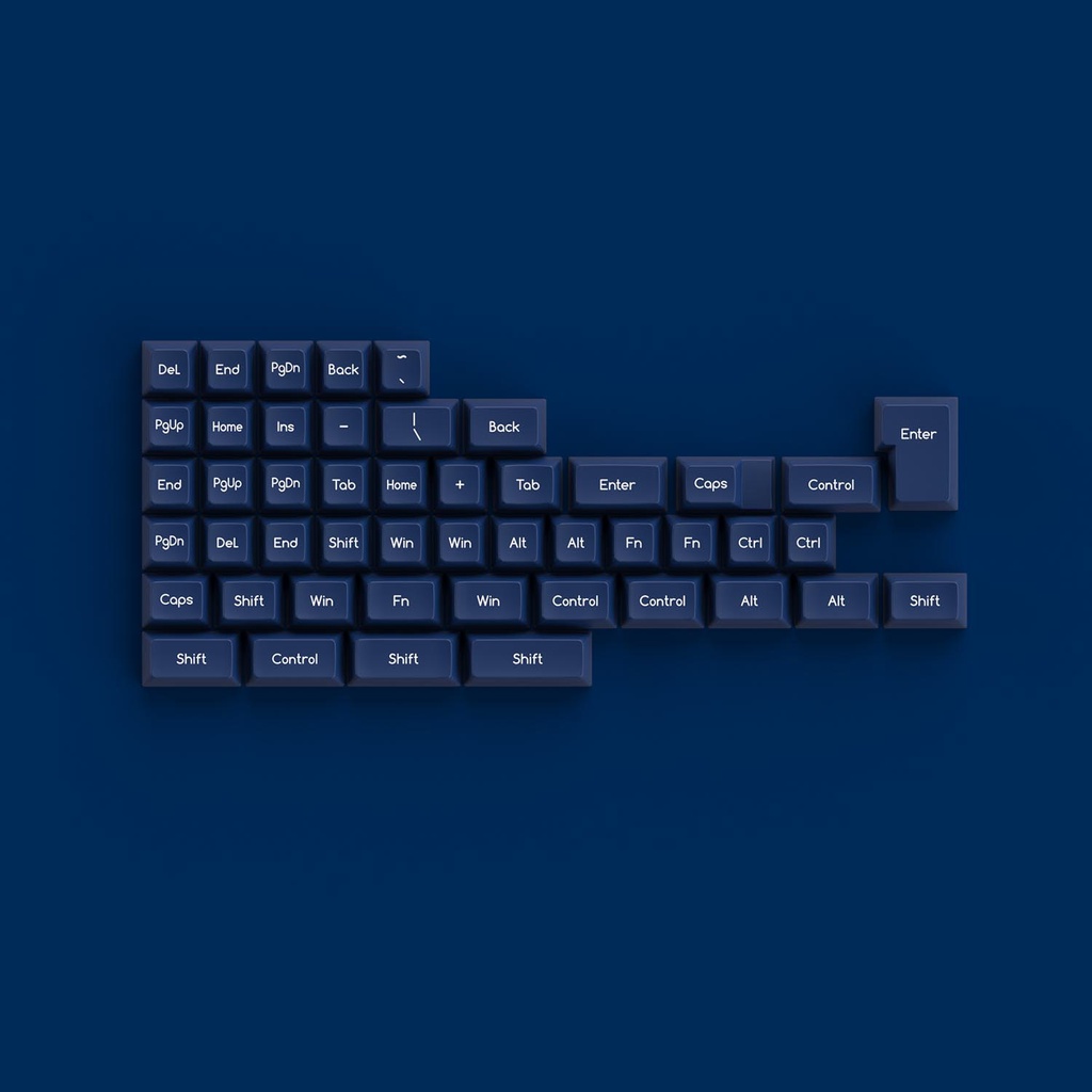 Set keycap AKKO Ocean Star (ABS Double-Shot / SA-Leveled profile / 195 nút) - Hàng chính hãng