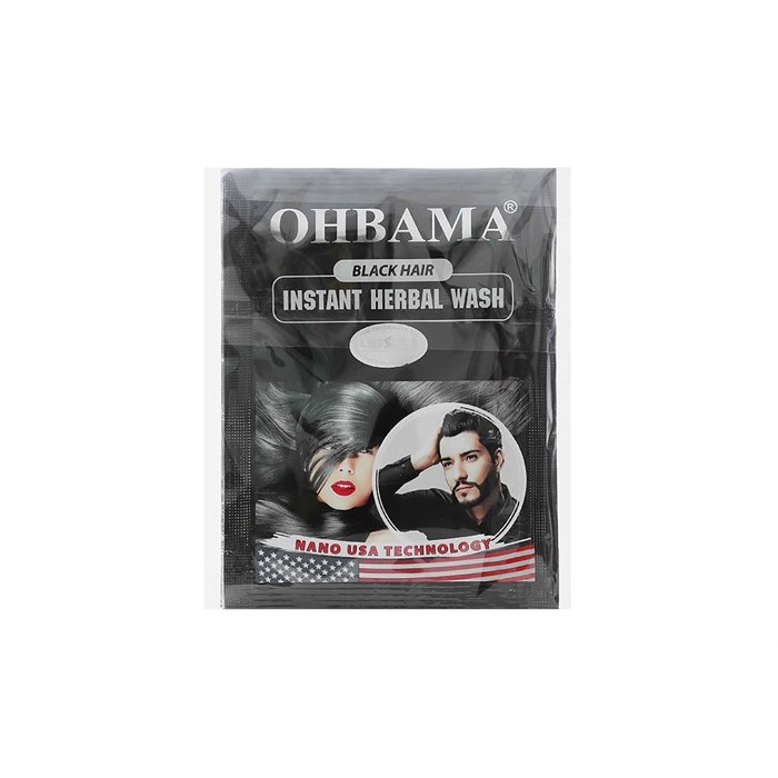 [Mẫu mới] Dầu gội nhuộm tóc GỘI LÀ ĐEN OHBAMA / OBAMA [Gói 20ml]