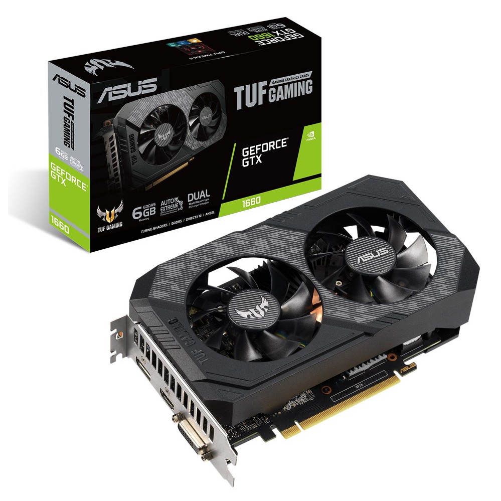 [FREESHIP 99K]_Card màn hình ASUS GeForce GTX 1660 6GB GDDR5 TUF (TUF-GTX1660-6G-GAMING)