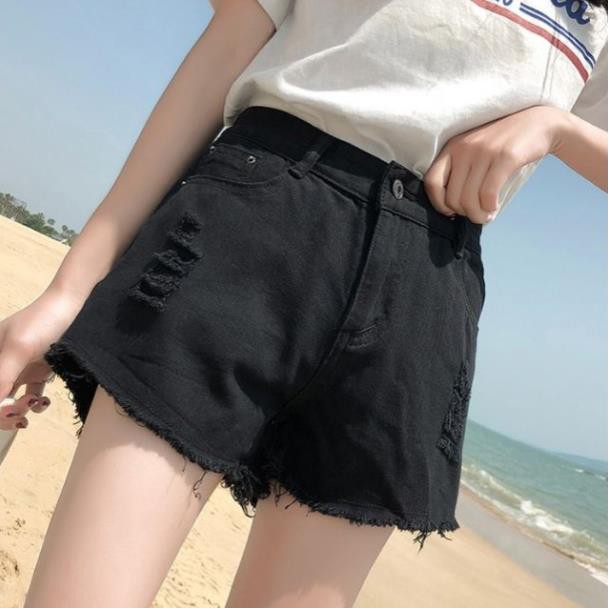 [SẴN] Quần short nữ, shorts jean lưng cao Ulzzang Quảng Châu QNJ35