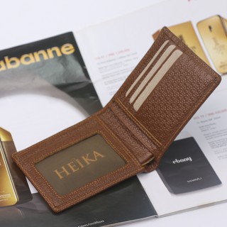 Ví da nam heia da bò xịn 100% may viền thủ công