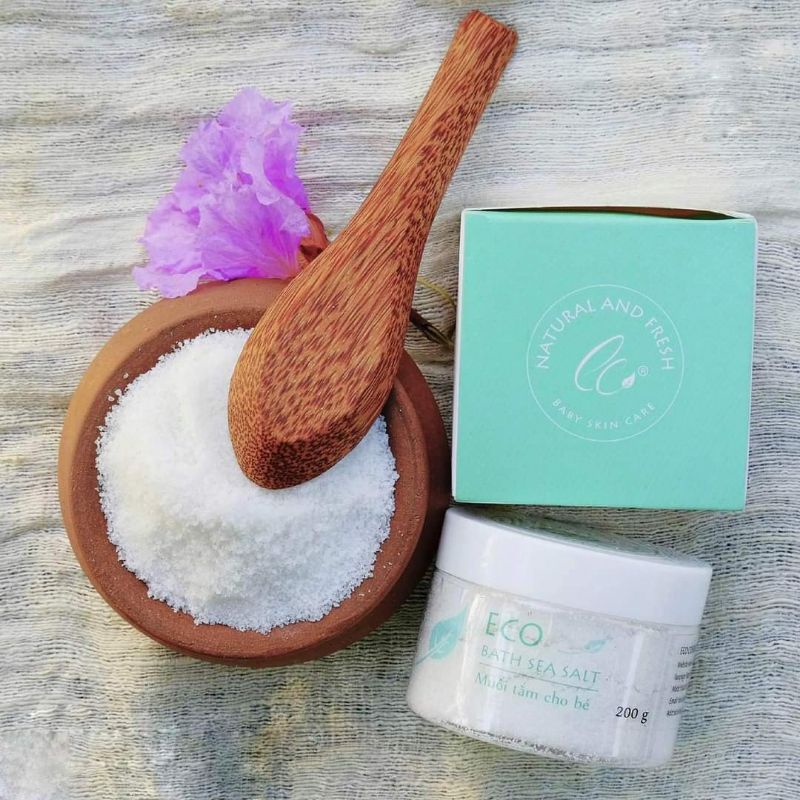 [CHÍNH HÃNG] Muối tắm cho bé sinh dược thảo dược Eco 100% tự nhiên an lành- DA BÉ KHỎE, NGỦ NGON