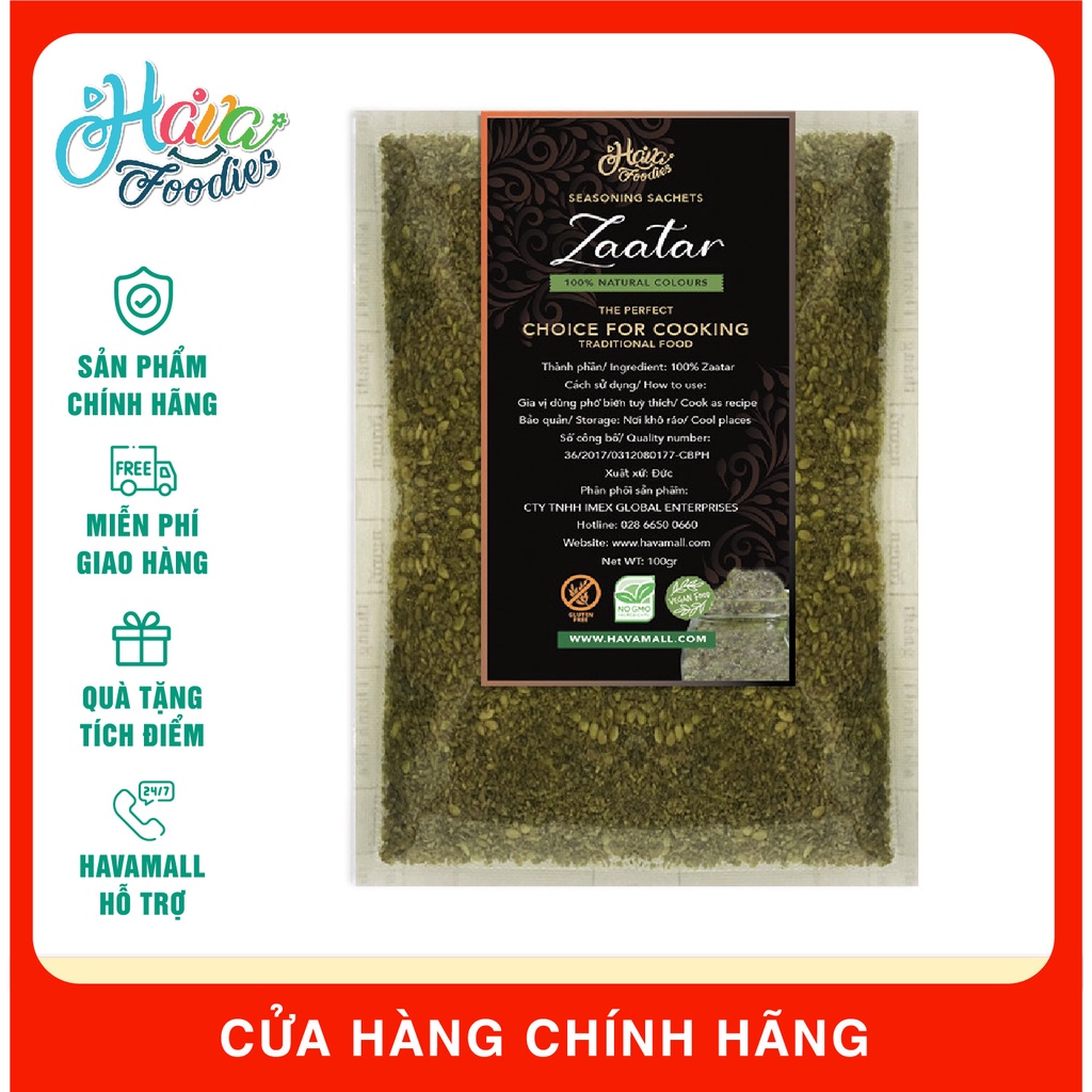 Hỗn Hợp Gia Vị Trung Đông Za'atar Havafoodies - Zaatar Spice