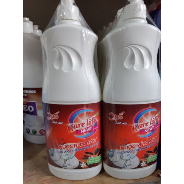 Nước rửa chén thảo dược tinh dầu quế Care Life 800ml