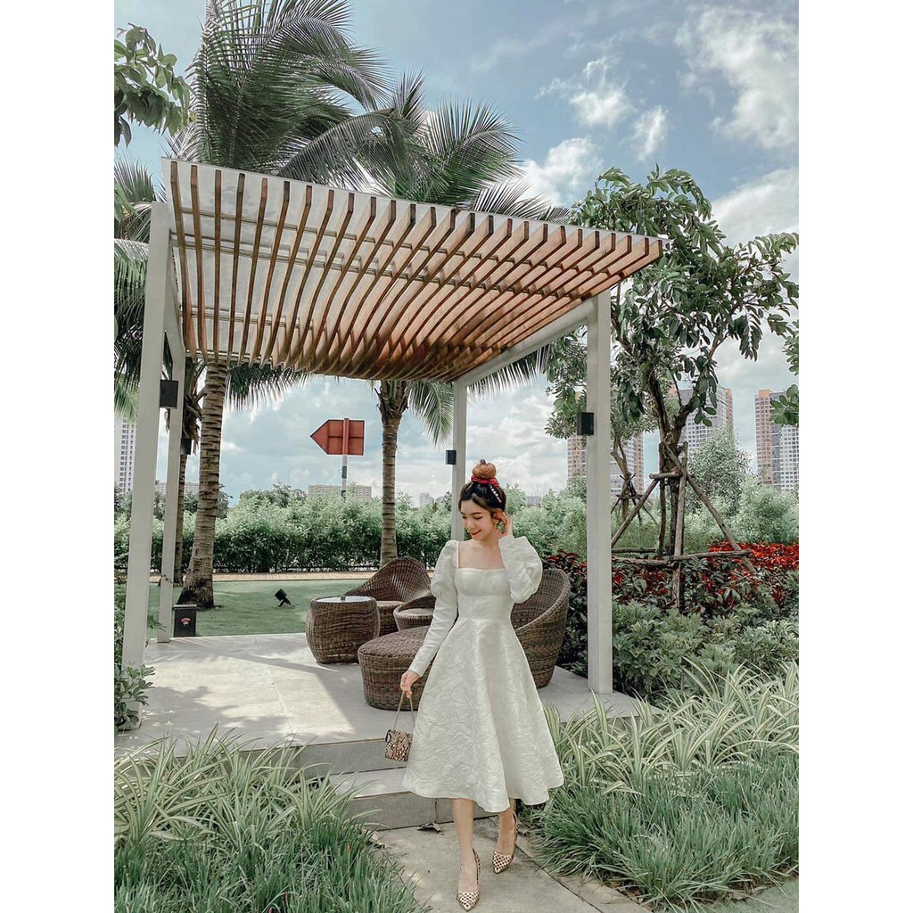 Đầm dự tiệc dáng dài chất gấm siêu sang - Rister Dress | BigBuy360 - bigbuy360.vn