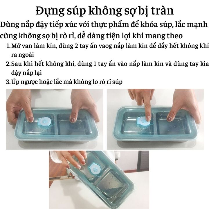 Hộp hâm cơm điện tử đa năng nấu ăn di động