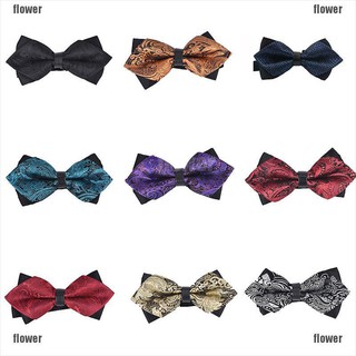 Cà vạt nơ hoạ tiết hoa cho nam giới