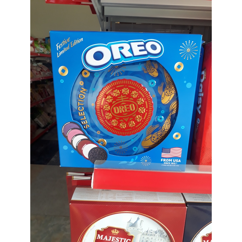 Bánh hộp thiếc oreo đủ 5 vị - Quà tết ý nghĩa cho mọi nhà