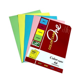 Bìa màu cứng A4, bìa màu One đóng sổ tài liệu bìa sách DL160gsm