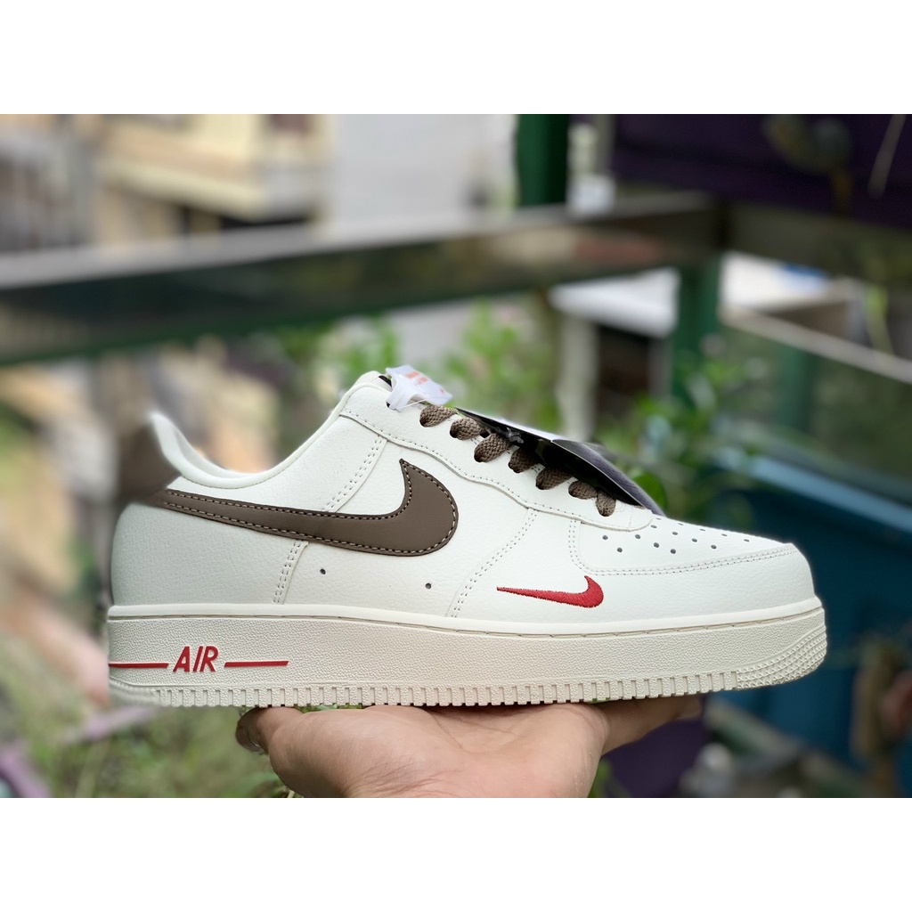 [FeeShip+ Ảnh của shop] Giày AF1-Premium Trắng vệt Nâu Bản S.C Trần bông Cao Cấp ( Full Pk ) | BigBuy360 - bigbuy360.vn