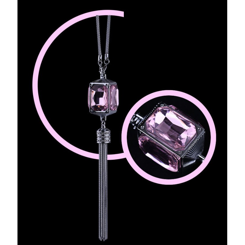 Dây Treo Trang Trí Ô Tô Hình Lập Phương Pha Lê SPW05