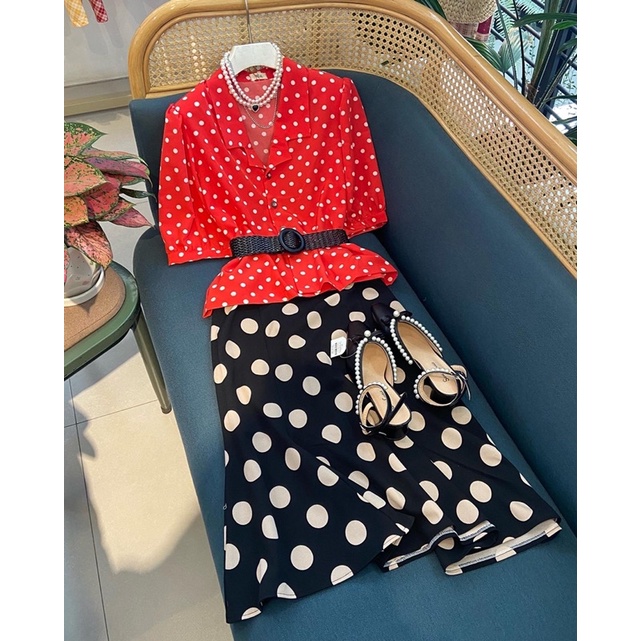 Chân váy đuôi cá vintage