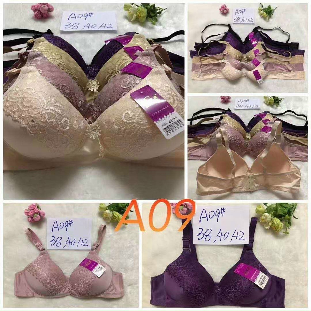 Áo ngực mút mỏng phối ren Không gọng big size quả to CUP C MA09