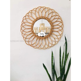 Gương mây tre đan