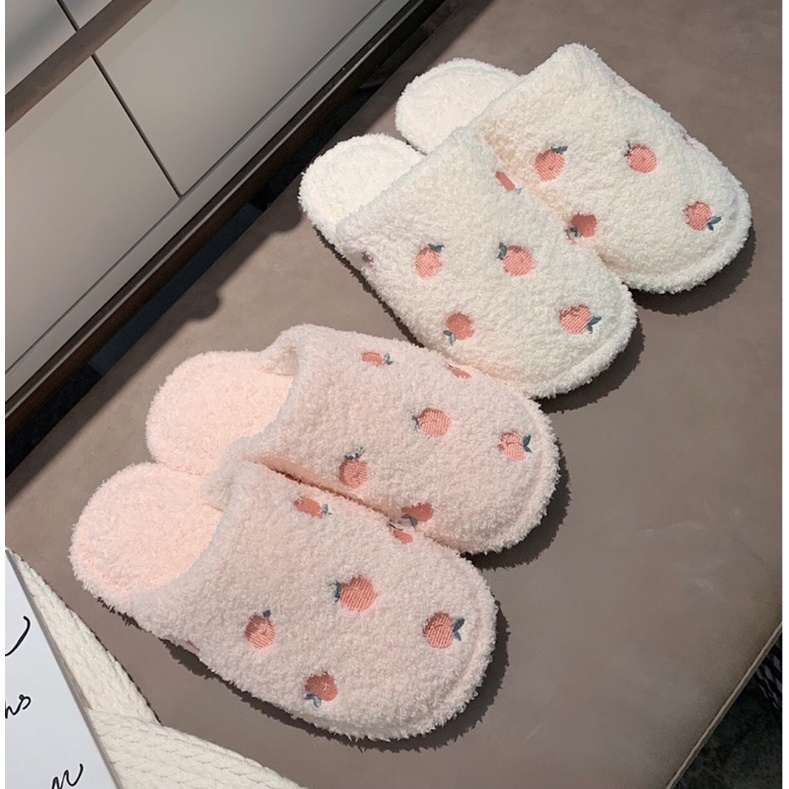 DÉP BÔNG TRÁI ĐÀO MINI 🍑