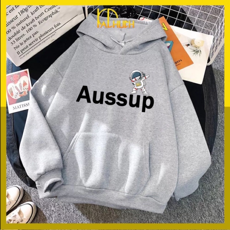 Áo hoodie nam nữ AUSSUP phi hành gia có 12 màu
