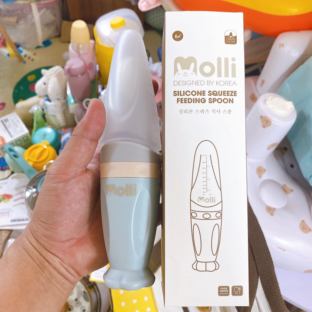 Bình thìa ăn dặm MOLLI cho bé