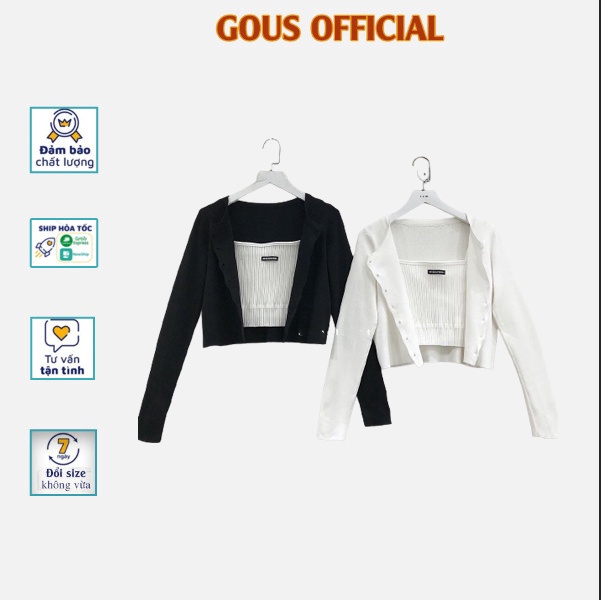 Áo Croptop Nữ Dài Tay Áo Cardigan Dáng Croptop Dệt Len Tăm Phối Cúc Form Dáng Ôm Body Hiện Đại Cá Tính RAIN 1453