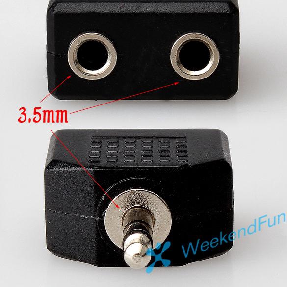 Dây Cáp Chia 2 Cổng Âm Thanh 3.5mm