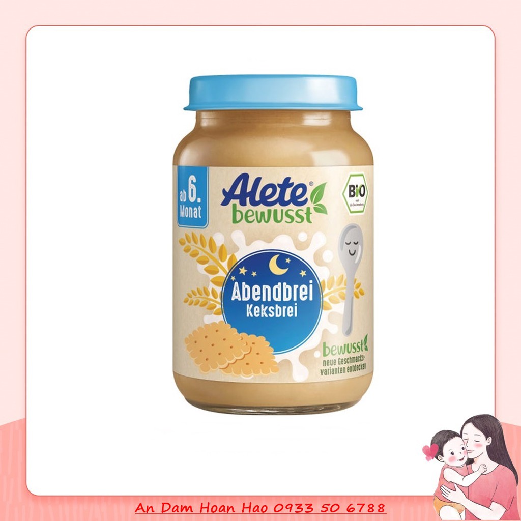Hũ dinh dưỡng Alete vị Bích Quy cho bé từ 6 tháng trở lên -Date 2021
