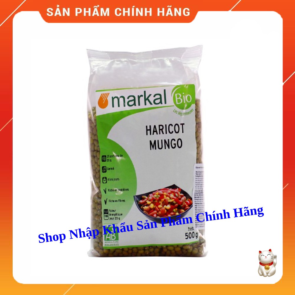 [CHÍNH HÃNG] Đậu Xanh Hữu Cơ Markal 500g của Pháp