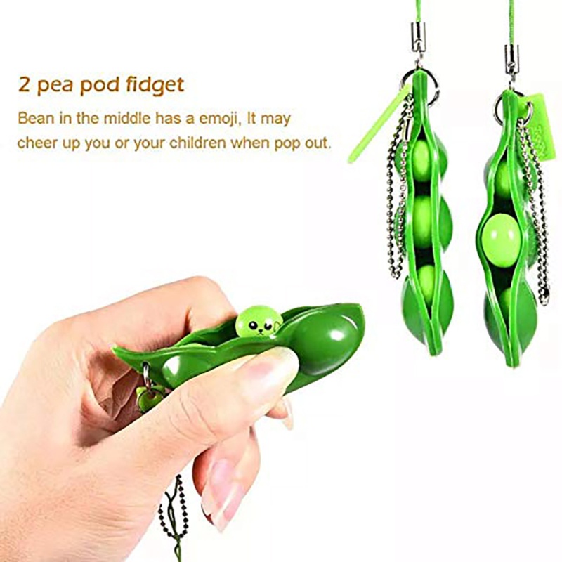 1 Set Đồ Chơi Fidget Spinner HìNh ĐậU Mini Vui NhộN Cho Bé