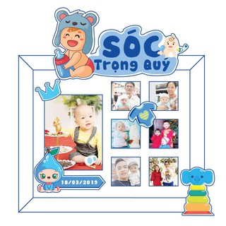 Set in ảnh cho bé chất lượng cao