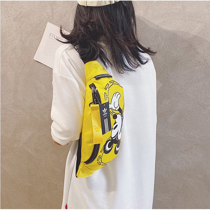 Adidas Túi chéo Mickey （Đen）（Xám）（Vàng）