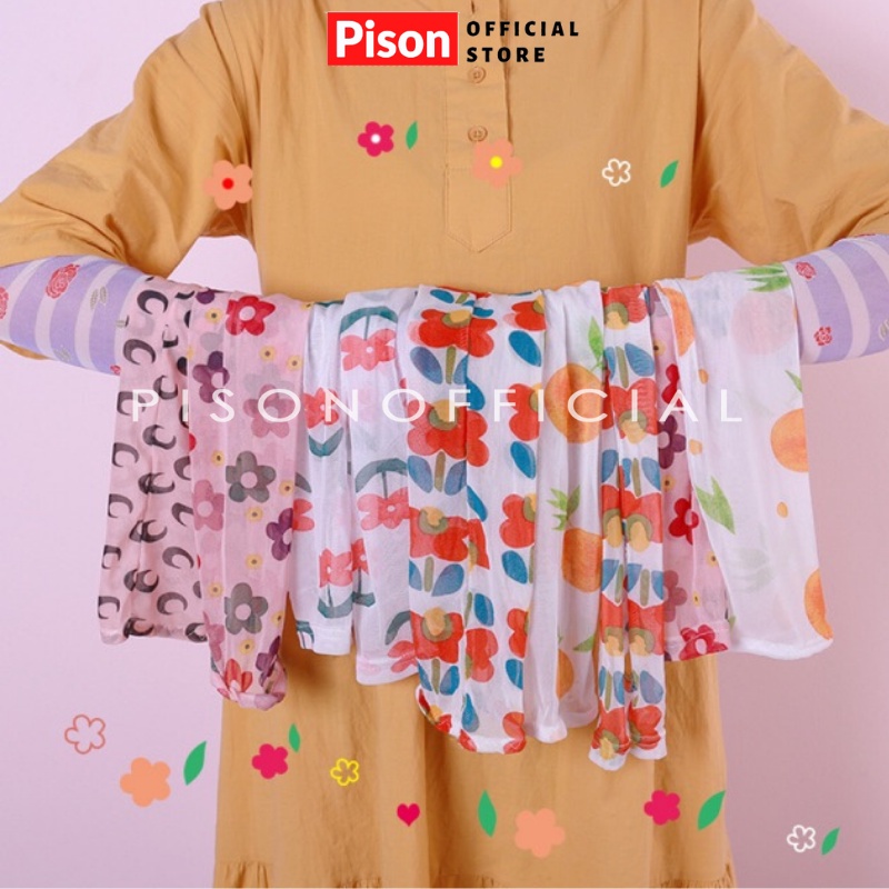 Găng tay vải lưới Pison đi gió mùa thu - còn mẫu hoa cúc - SP0233 - 01 cái