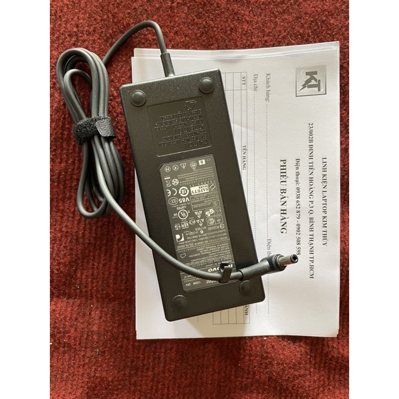 ZIN QUA SỬ DỤNG  Sạc ADAPTER Laptop Lenovo 120W Đầu Tròn 19.5V – 6.15A