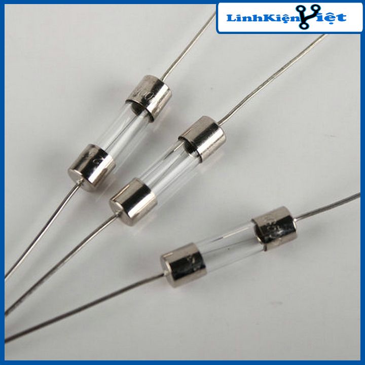 Cầu chì chân cắm 5x20mm 250V, cầu chì ống có chân hàn dòng điện 1A/2A/3A/4A/5A/6.3A/8A/10A/15A/20A