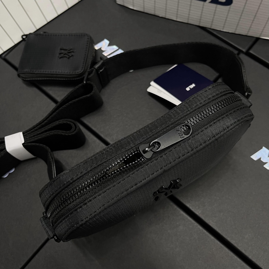 ✅ [ FELIX CHUẨN 1:1 + VIDEO] Túi đeo chéo MLB Mini Nylon Ripstop New York Yankees 32BGDJ111-50L | HÀNG CÓ SẴN 2 SIZE HOT