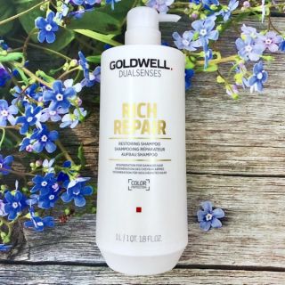 Dầu gội GOLDWELL DUALSENSES RICH REPAIR RESTORING siêu phục hồi tóc hư tổn new 1000ml