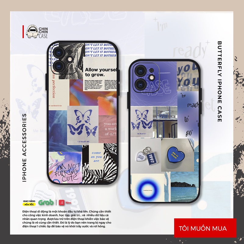 Vỏ ốp iPhone Silicon viền vuông Art 187-188 cho iPhone 6pl/6s/6spl/7/7pl/8/8pl/x/xs/11/12/13/14/pro/max - Chinchincase