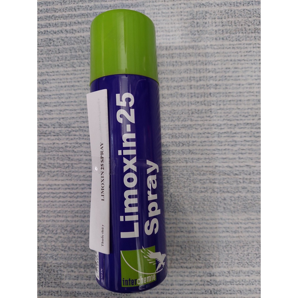 Xịt Khử Khuẩn Vết Thương Và Ngăn Ngừa Nhiễm Trùng. Limoxin-25 Spray Interchemie 200ml