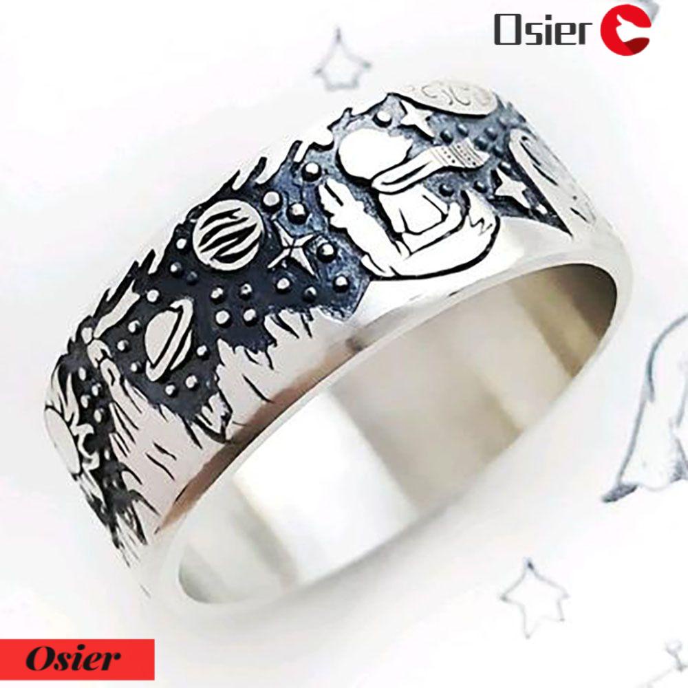 Nhẫn Khắc Hình Hoàng Tử Bé Nhỏ 1 Thời Trang Mùa Hè Cho Nam Và Nữ