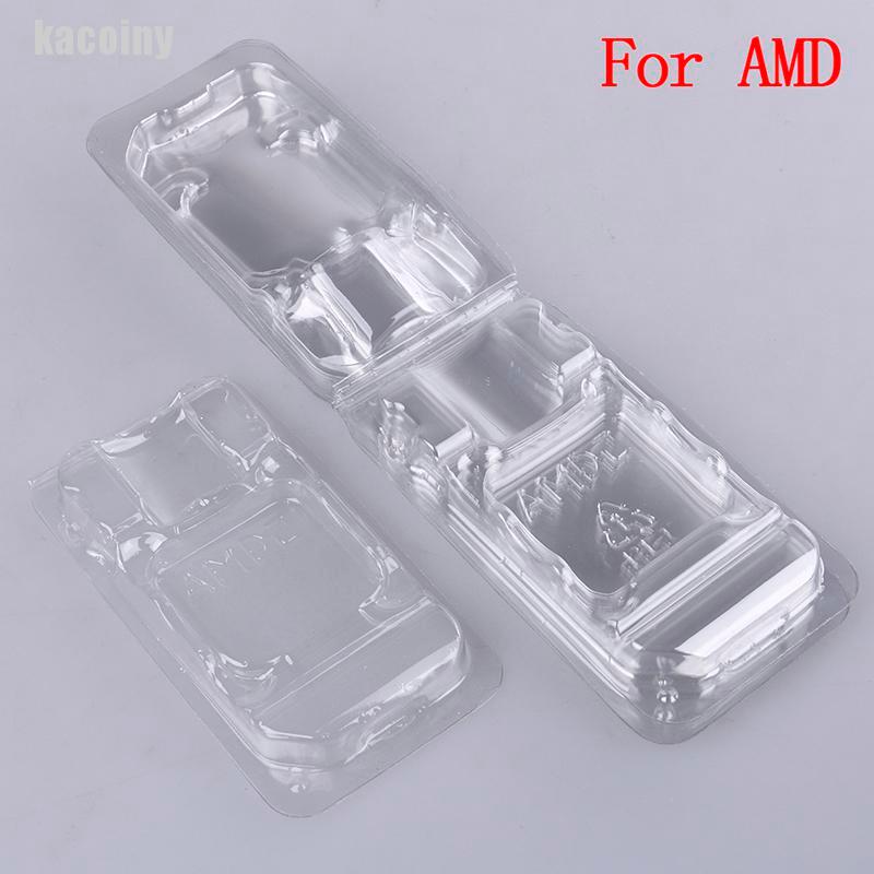 Set 10 Hộp Bảo Vệ Cpu Amd 754 939 Am2 Am3 Fm1 kl