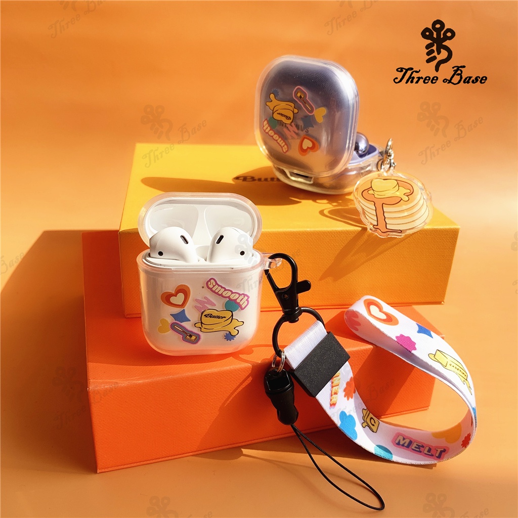 Ốp Hộp Đựng Tai Nghe Nhét Tai Mềm Trong Suốt Hình BTSS-613 Samsung galaxy Buds 2 3 pro gen 2