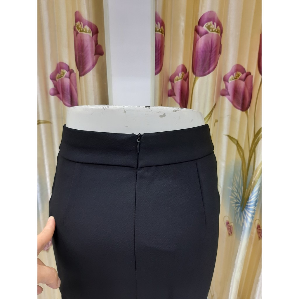 HÀNG NHẬP KHẨU -  Chân váy ôm công sở dài 49cm, xẻ sau, dây kéo sau lưng,vải tuyết mưa loại 1[ĐƯỢC ĐỔI TRẢ THOẢI MÁI],mã | BigBuy360 - bigbuy360.vn